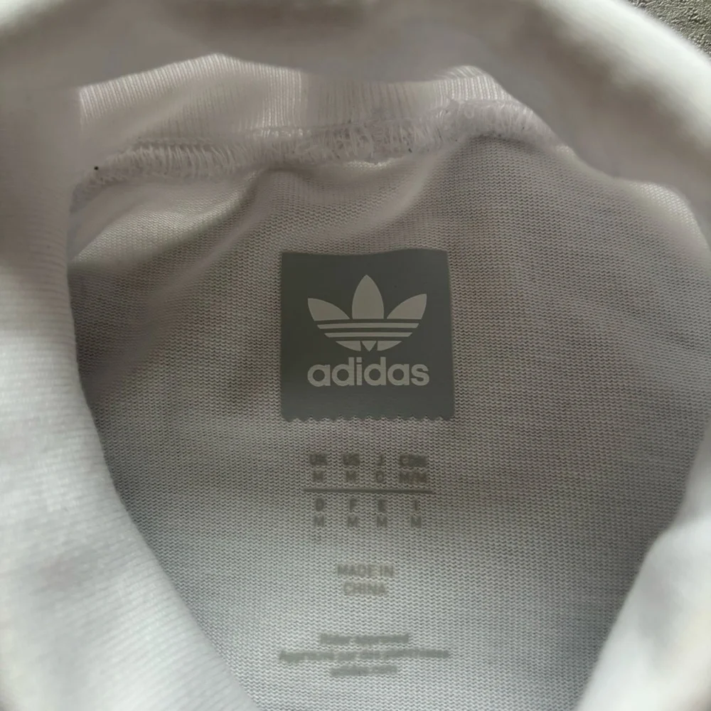 White adidas turtleneck